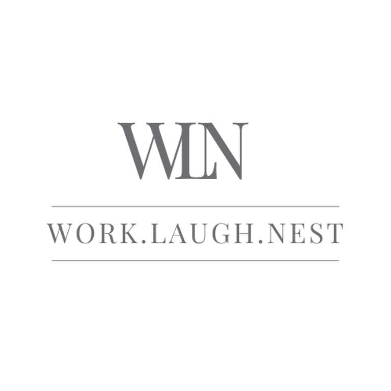 WORK LAUGH NEST logo