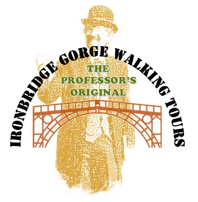 Ironbridge Gorge Walking Tours The Professor's Original logo