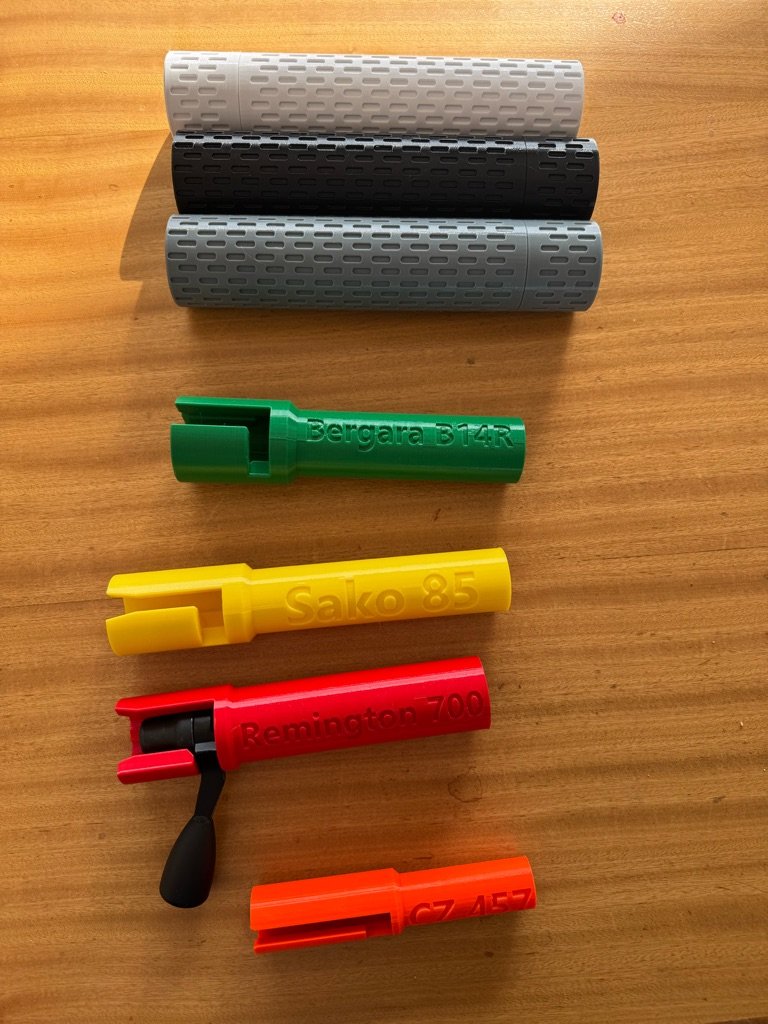 Sluttstykkebeskyttere til Sako 85, Remington 700, CZ 457, Bergara B41R og AR-15