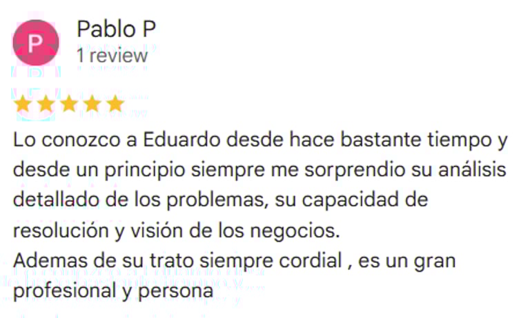 Reseña de 5 estrellas para RenovArqui