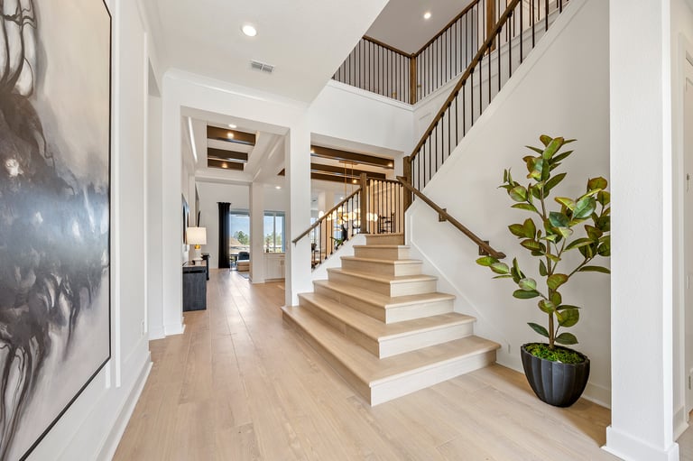 Professional interior shot of a suburban family home in Tampa, FL