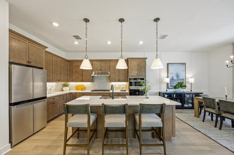 Spacious kitchen with natural lighting captured by Home Display Media