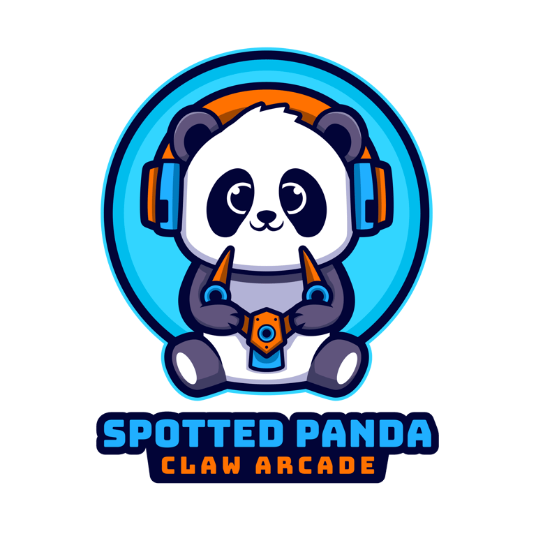 Spotted Panda Claw Arcade logo