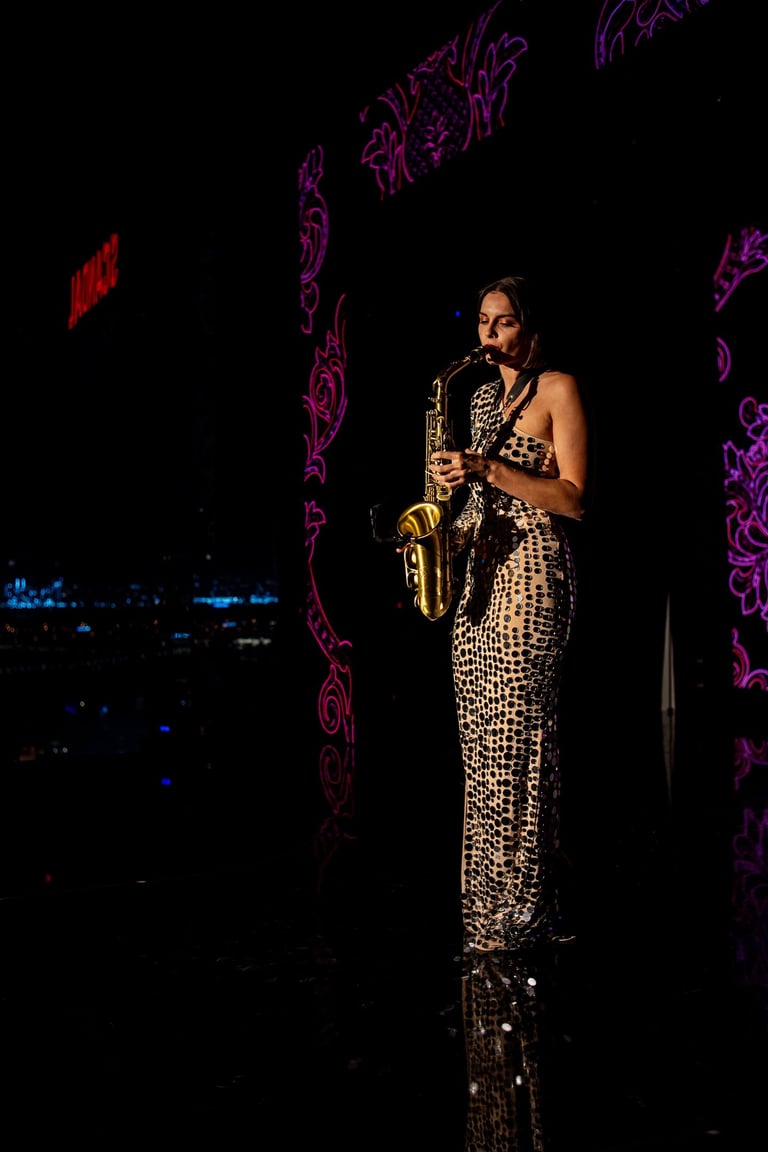 Saxophone Musician , Hosting Dinner Show, Scandal Dubai Hilton | NBmore