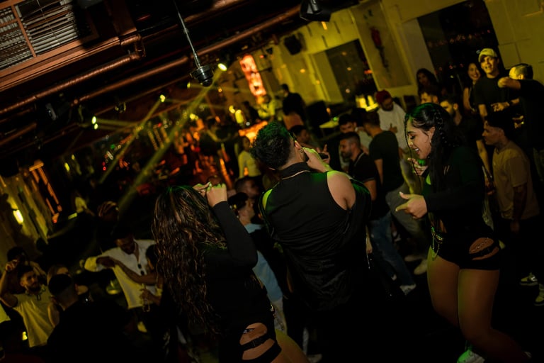 Crowd in Latino Night out, Take Off OFFICIAL, SKYLUX CONRAD Dubai| NBmore