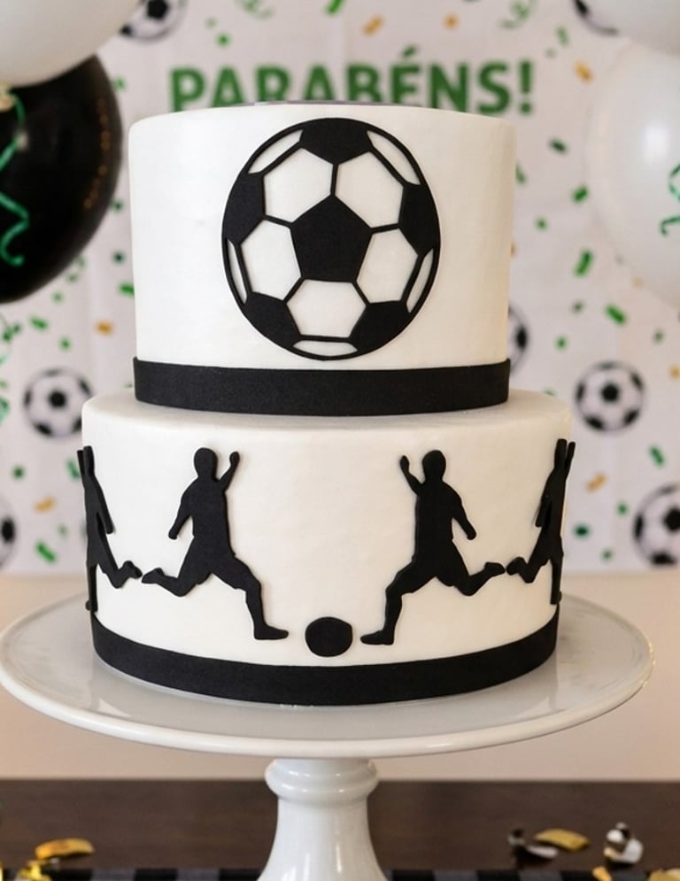 Bolo Fake Futebol