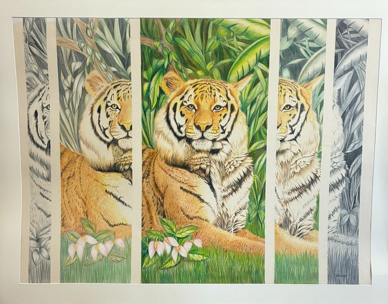 mixed media painting