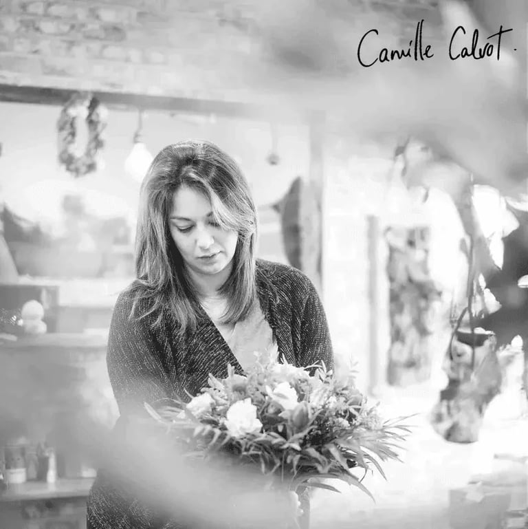 Portrait en noir et blanc par la photo graphe CAMILLE CALVOT