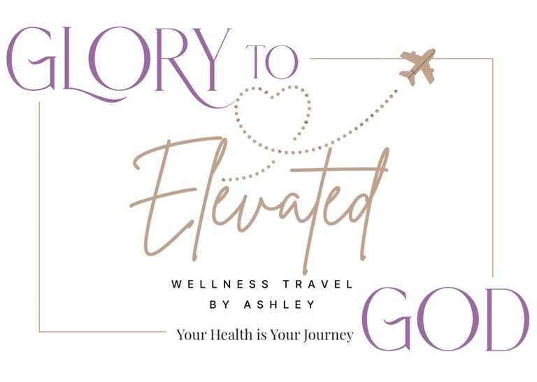 elevated wellness travel by ashley logo