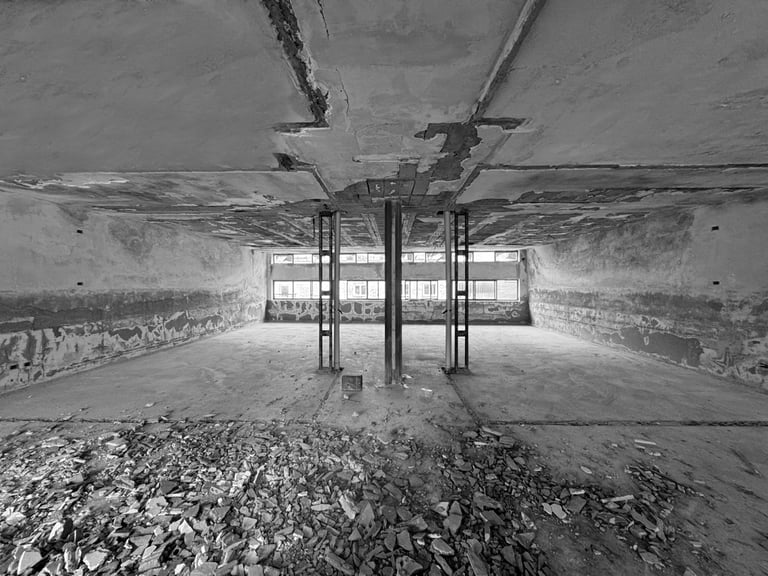 Interior obras proyecto Licenciados en Cáceres, Propeis