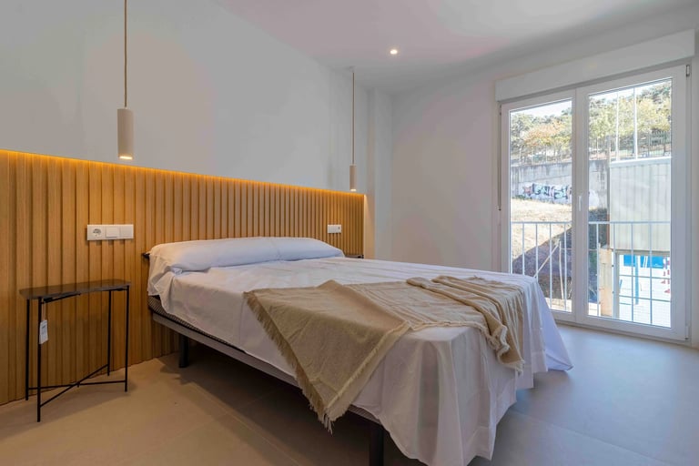 Dormitorio reforma vivienda en Cáceres