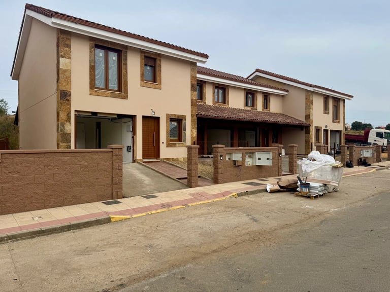 Viviendas en obra en Valdeleón