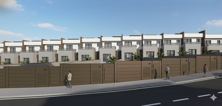 Fachadas proyecto en Plasencia