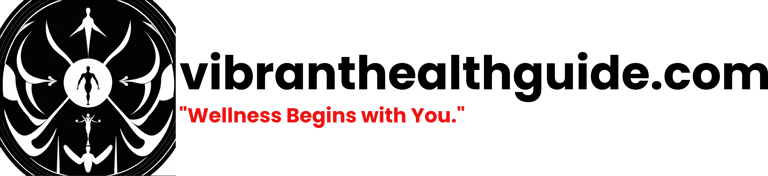 "Vibrant Health Guide: Your Companion to Holistic Living" logo