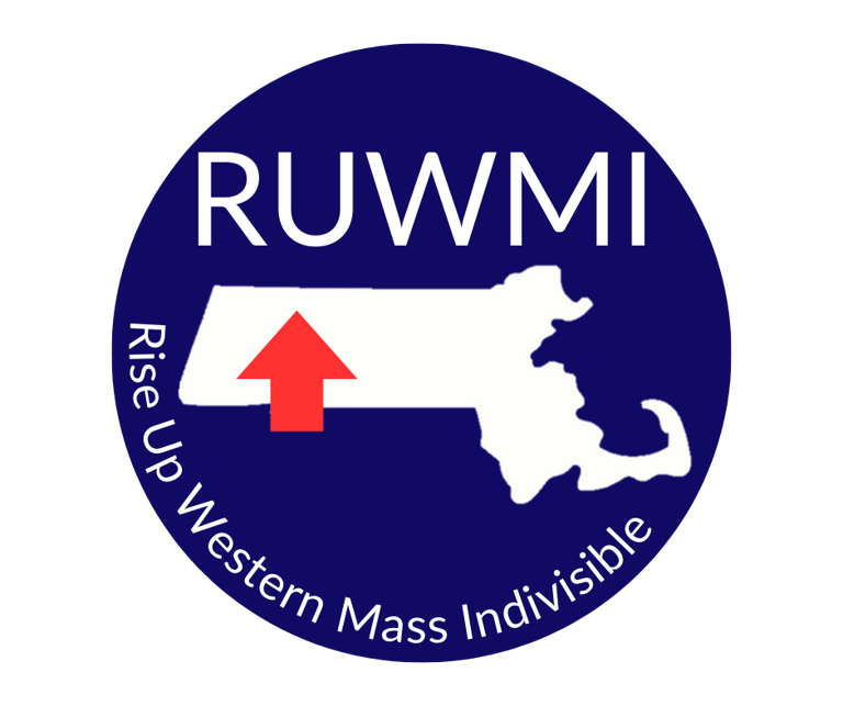 Rise Up Western Mass Indivisible logo