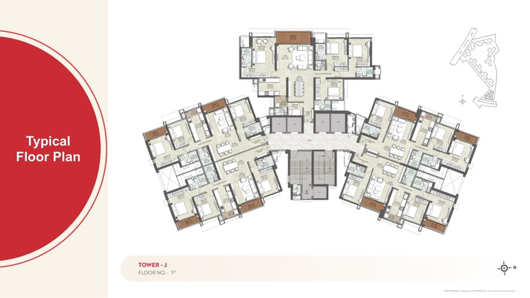 FLOOR PLAN J WING KALPATARU SRISHTI NAMAAH