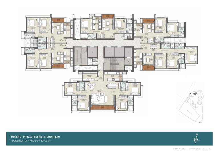 FLOOR PLAN E WING KALPATARU SRISHTI NAMAAH