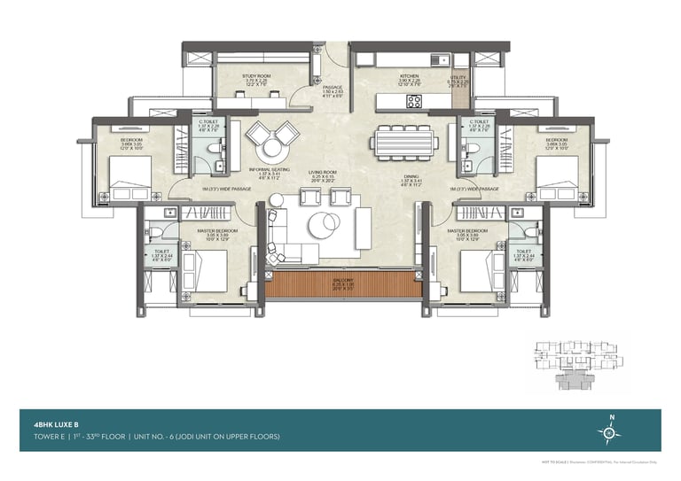 FLOOR PLAN E WING KALPATARU SRISHTI NAMAAH