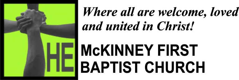 The McKinney First Baptist Church (TMFBC) logo