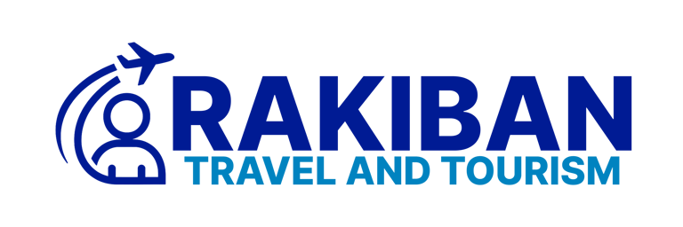 Rakiban Travel And Tourism, Flight Ticket, Dubai visas logo