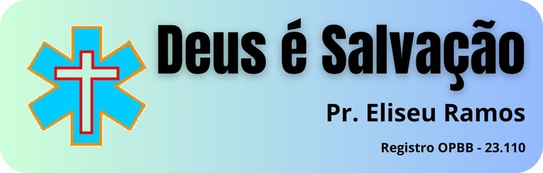 Deus é Salvação logo