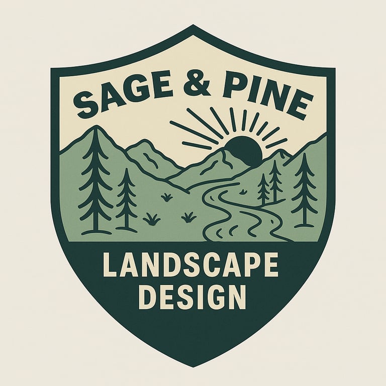 Sage and Pine landscape design LLC logo