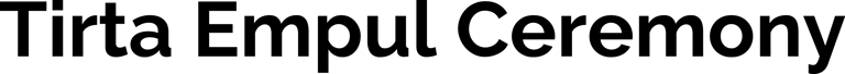 Tirta Empul Ceremony logo