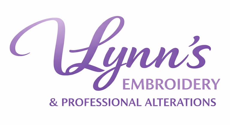 V-Lynn's Embroidery & Professional Alterations logo