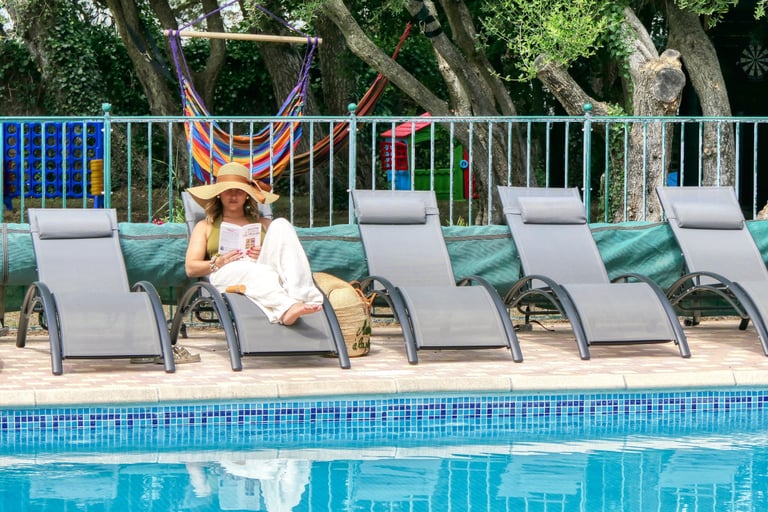 Provence rental in Drôme with secure swimming pool, ideal for a relaxing family holiday in l'Enclos du Soleil le Vent