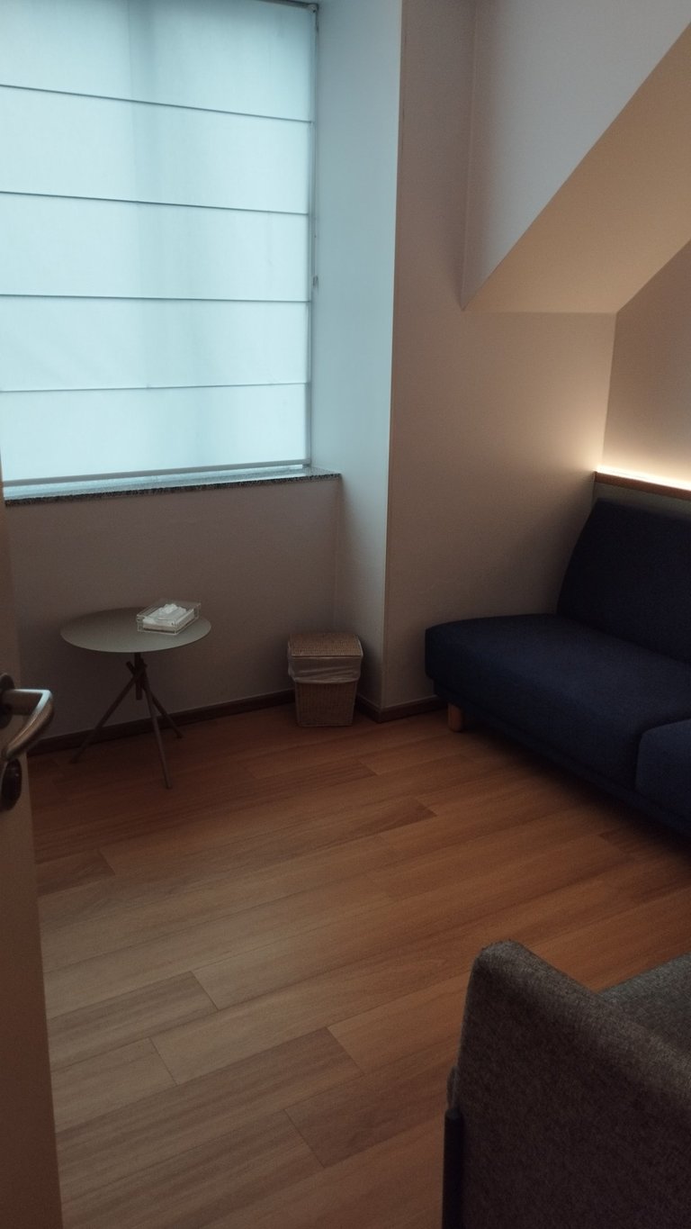 Sala de atendimento presencial, na Av. Paulista.