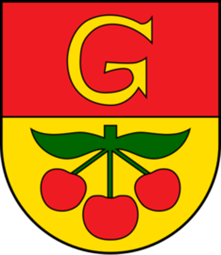 Gemeindewappen Jois mit drei Herzkirschen