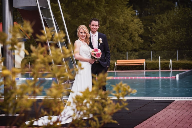Hochzeit Braut Bräutigam Brautpaar Hochzeitsfotografie