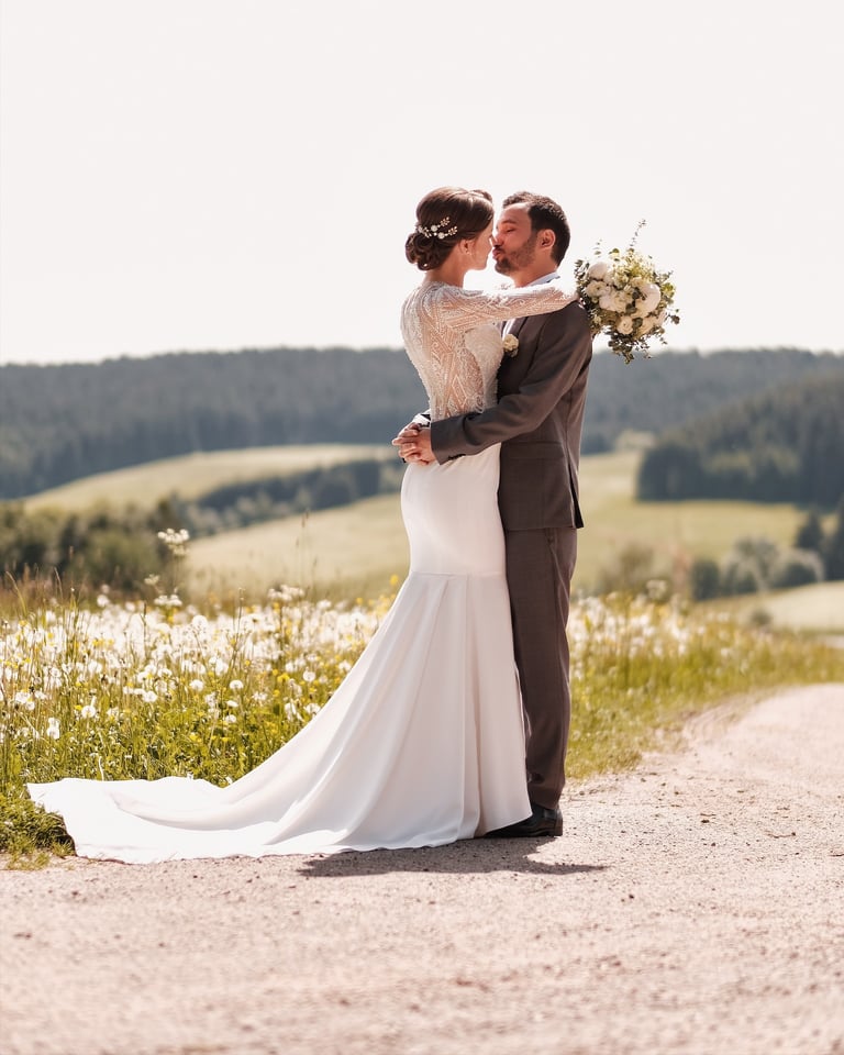 Hochzeit Braut Bräutigam Brautpaar Hochzeitsfotografie