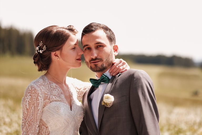 Hochzeit Braut Bräutigam Brautpaar Hochzeitsfotografie
