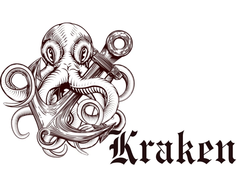Pramoginis laivas Kraken logo