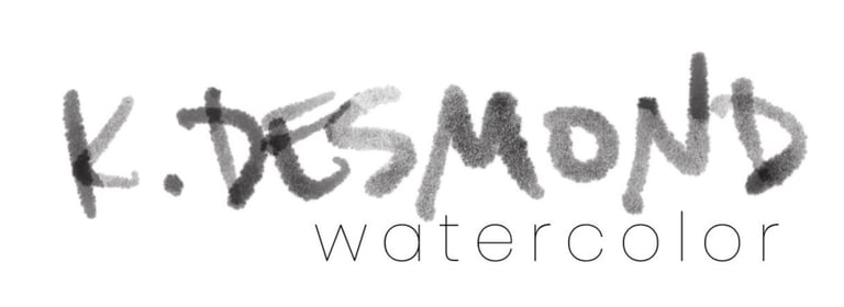 Katie Desmond Watercolor logo