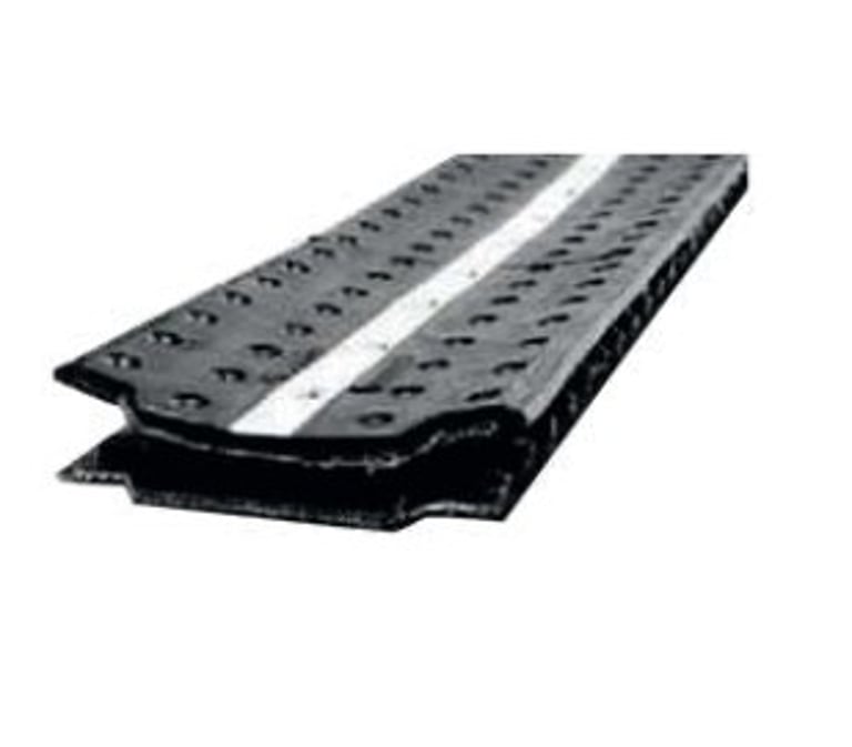 Agrafe bande caoutchouc souple à visser