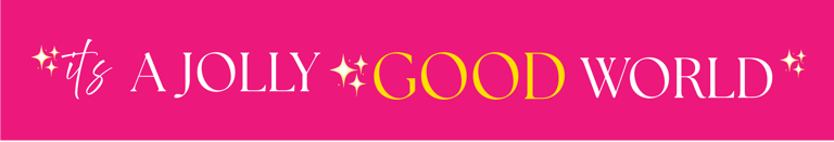 a Jolly Good World logo