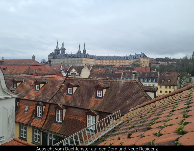 Aussicht vom Dachfenster