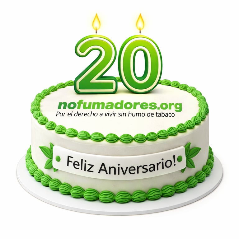 Nofumadores celebra veinte años de compromiso por una sociedad libre de tabaco y nicotina