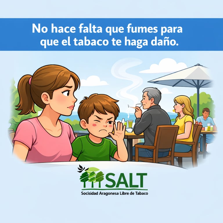 No hace falta que fumes para que el tabaco te haga daño