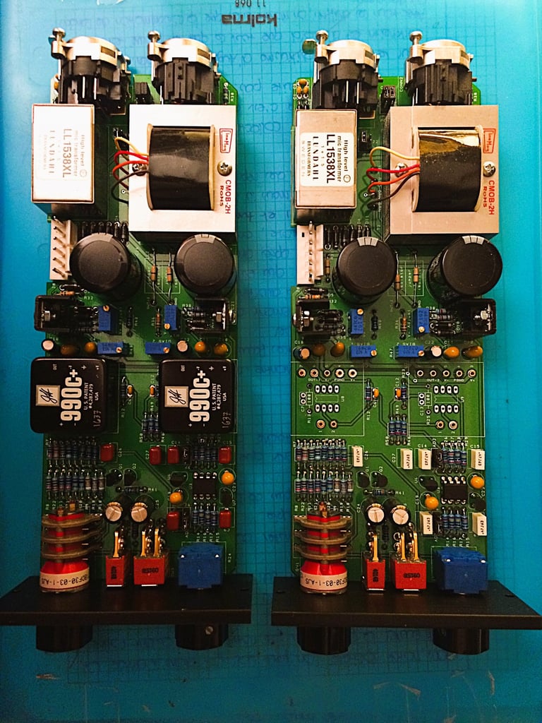 2x J99 Neve clone Preamp building