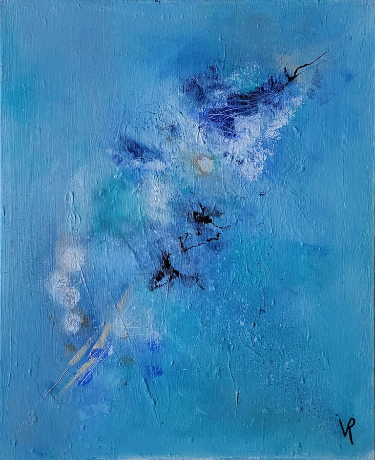 Acrylique sur toile 46 cm x 38 cm