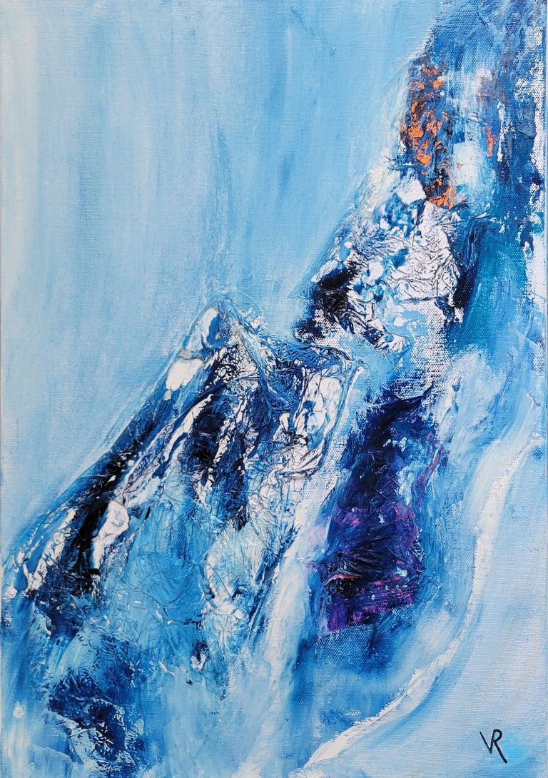 Acrylique sur toile 55 cm x 38 cm