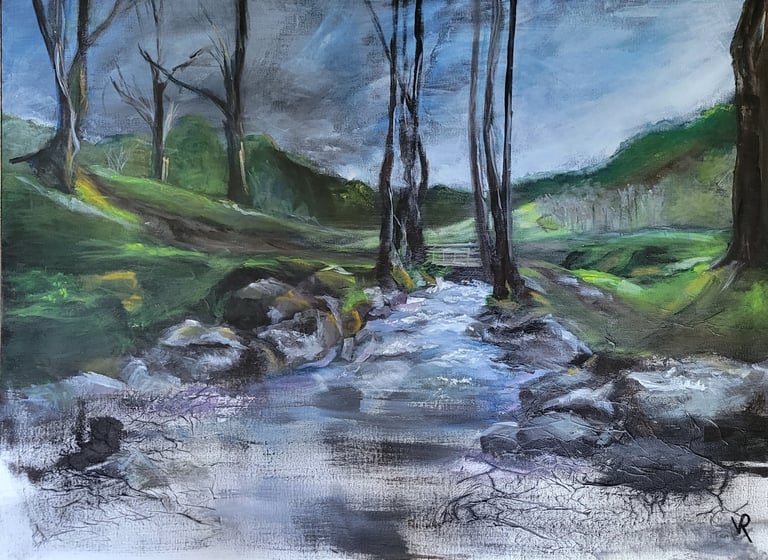 Acrylique sur toile 54 cm x 73 cm