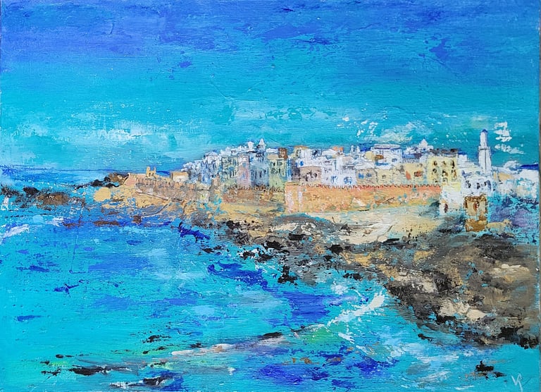 Acrylique sur toile 50 cm x 70 cm