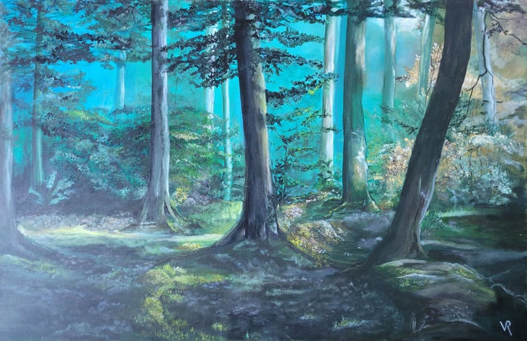 Acrylique sur toile 60 cm x 92 cm