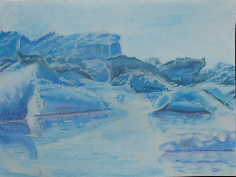 Pastel sur papier 36 cm x 46 cm