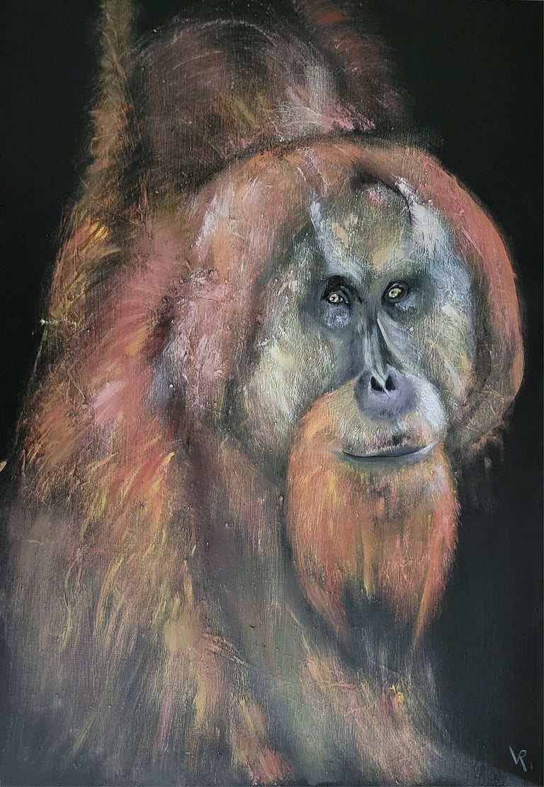 Acrylique sur toile 100 cm x 70 cm