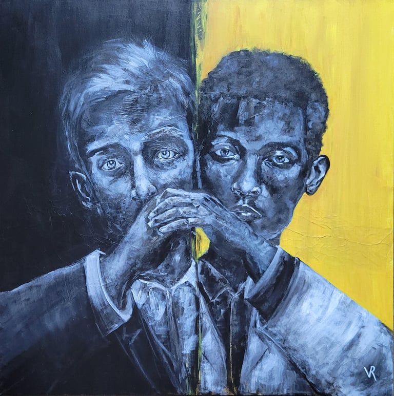 Acrylique sur toile 80 cm X 80cm